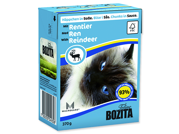 BOZITA kousky v omáčce se sobím masem - Tetra Pak 370g