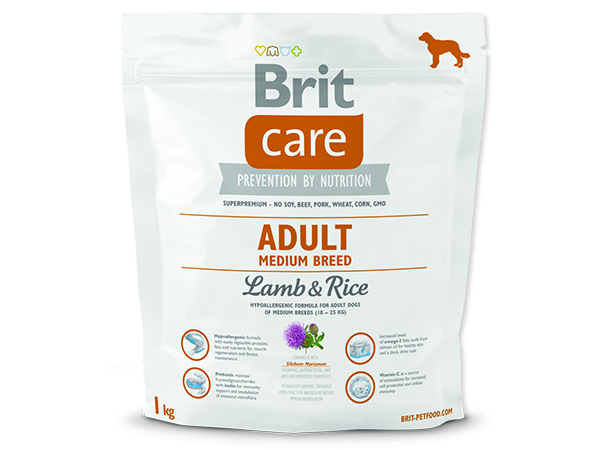 BRIT Care Adult Medium Breed Lamb & Rice 1kg