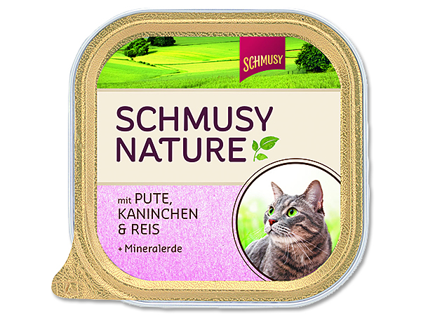 Vanička SCHMUSY NATURE´S MENU krocan + králík 100g