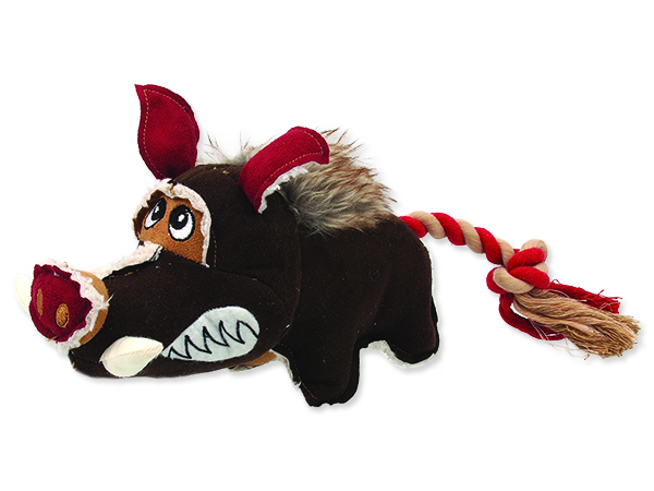 Hračka DOG FANTASY textilní divočák 35 cm