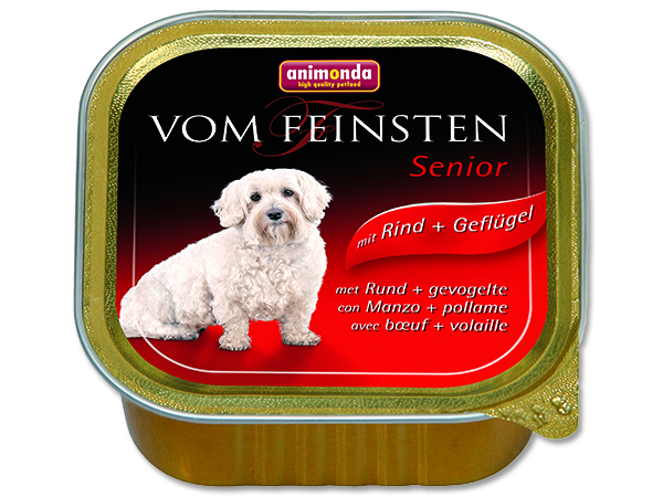 Paštika ANIMONDA Vom Feinsten senior hovězí + kuře 150g