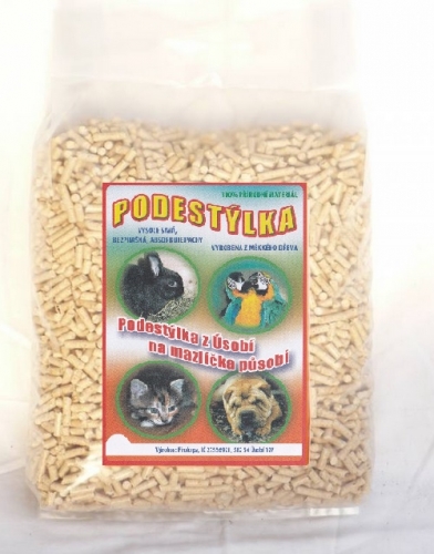 Podestýlka Pelety dřevěné 9l