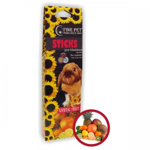 FINE PET TYČKA HLODAVEC EXOTICKÉ OVOCE