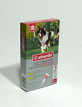 Advantix Spot On 1x2,5ml pro psy 10-25kg (1 pipeta)