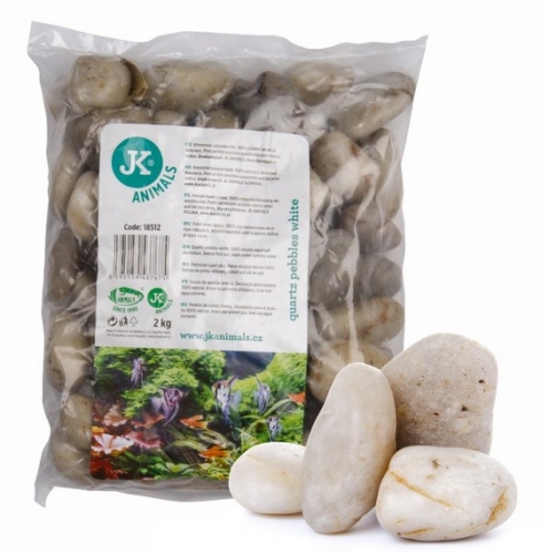 Křemenné valounky bílé 2kg