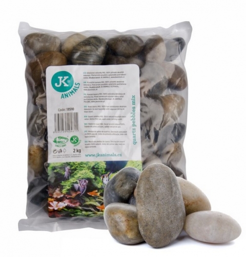 Křemenné valounky mix 2kg