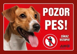 Cedulka plast JACK RUSSEL TERIÉR