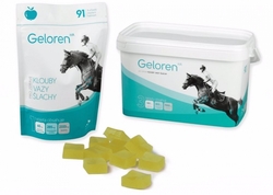 Kloubní výživa kůň Geloren HA (3  x 450 g ) - jablečný