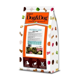 Dog & Dog Expert Multibisco velké sušenky 15 kg