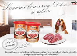 MAX deluxe kostky srdce 800g