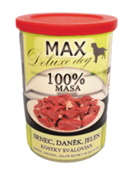 MAX deluxe srnec, daněk, jelen 400g