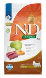 N&D Pumpkin DOG Adult Mini Venison & Apple 2kg