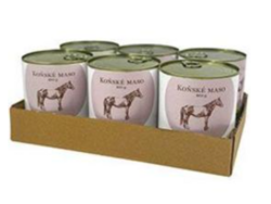 BOHEMIA MASO Koňské ve vlastní šťávě SIX PACK 6x800g