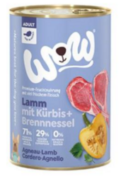 WOW konzerva Jehněčí s dýní Adult 800g