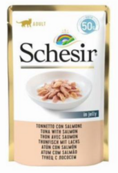 Schesir Cat kapsa Adult tuňák/losos 50G