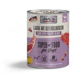 MACS DOG JEHNĚ A DRŮBEŽÍ SRDCE 800g