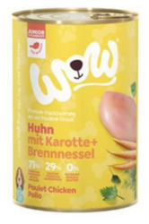 WOW konzerva Kuřecí s karotkou Junior 800g