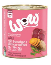 WOW konzerva Zvěřina s batáty Adult 800g
