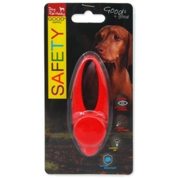 Přívěsek Dog Fantasy LED silikon červený 8cm