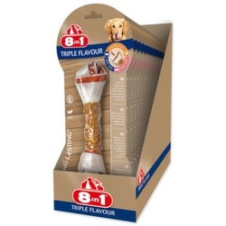 Pochoutka 8in1 Triple Flavour kost žvýkací L 