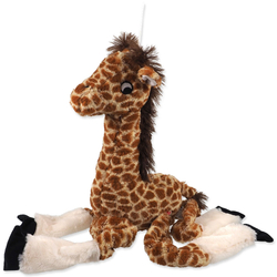 Hračka Dog Fantasy Jumbo žirafa pískací a šustící 87cm  