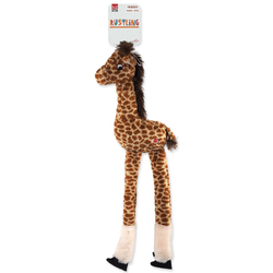 Hračka Dog Fantasy Jumbo žirafa pískací a šustící 87cm  