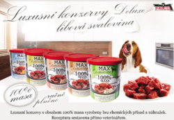 MAX deluxe kostky libové svaloviny 800g