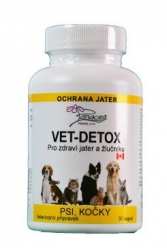 Vet Detox pro zdraví jater a žlučníku 30cps