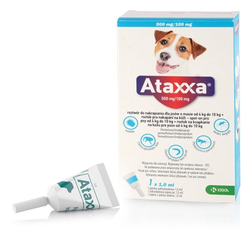 Ataxxa 500 Spot-on Dog M (do 10kg) - VLP