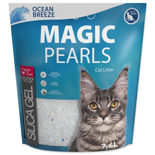 Kočkolit Magic Pearls Ocean Breeze 7,6l/3kg