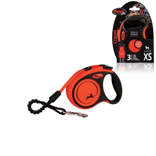 flexi Xtreme XS pásek 3m/15kg, oranžová