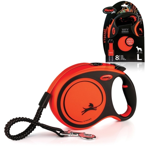 flexi Xtreme L pásek 8m/55kg, oranžová