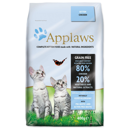 Krmivo APPLAWS Dry Cat Kitten 400g