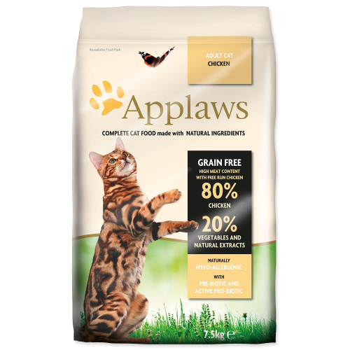 Krmivo APPLAWS Dry Cat Chicken 7,5kg