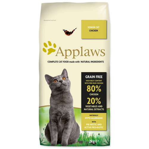 Krmivo APPLAWS Dry Cat Senior 2kg