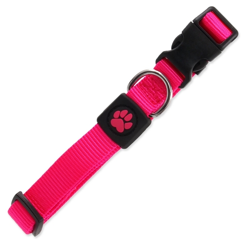 Obojek Active Dog Premium M růžový 2x34-49cm