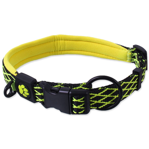 Obojek Active Dog Mystic L limetka 2,5x53-64cm