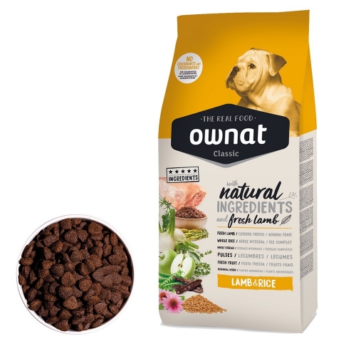 OWNAT CLASSIC DOG Lamb & Rice 12kg