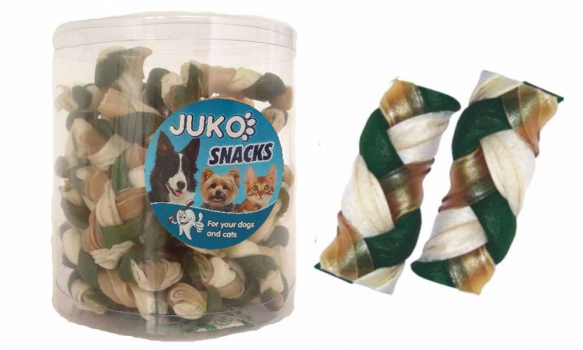 Splétaný copánek mint JUKO SNACKS (40 ks)