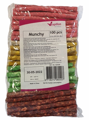 Tyčinka mix Munchy 12,5 cm, 9 - 10 mm (100 ks)
