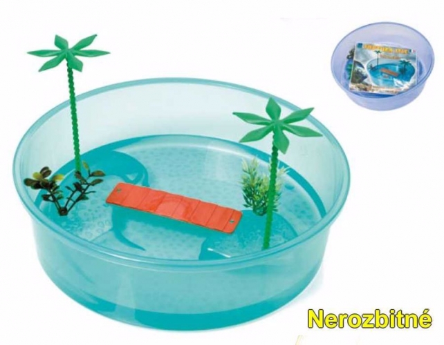 Terarium plast Tortuga Isle