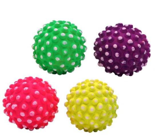 Neon míč ježek mix barev 7,2 cm