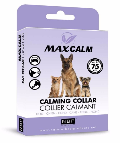 Max Calm Collar Dog zklidňující obojek proti stresu Pes