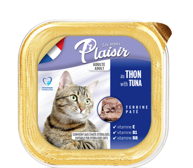 Plaisir Cat tuňák, vanička 100 g