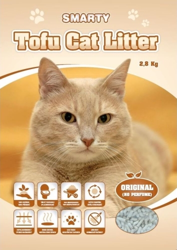 Smarty Tofu Cat Litter Original podestýlka bez vůně 6 l