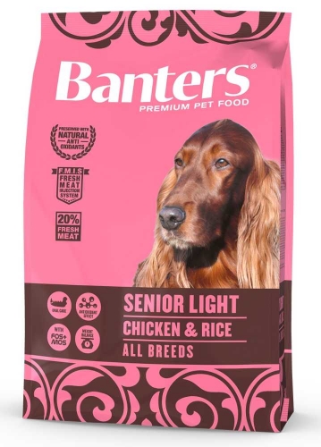 Banters Senior Light Chicken & Rice 3 kg