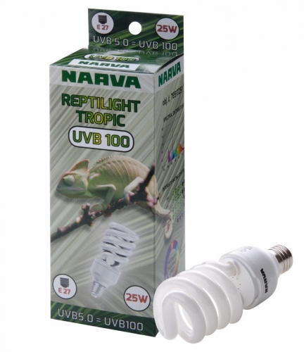 Reptilight Tropic UVB100 = UVB5.0/25 W (Narva)
