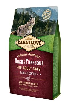 Carnilove Cat Duck&Pheasant Adult Hairball Contr 2kg