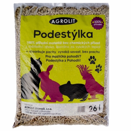 Dřevěná podestýlka Agrolit 26 l