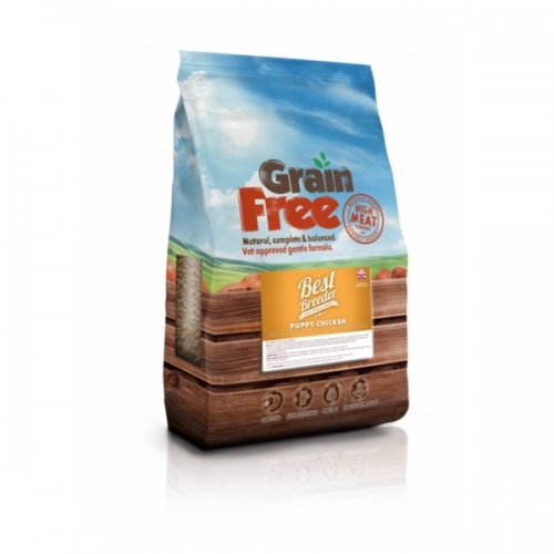 Best Breeder Grain Free Puppy Chicken with Sweet Potato, Carrots & Peas 2kg